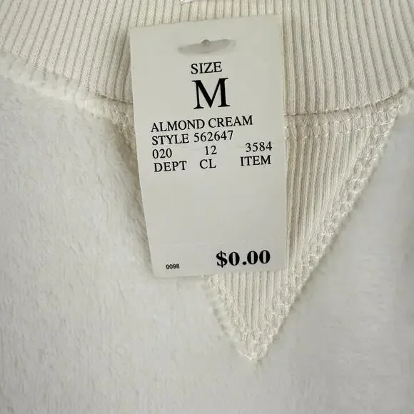 Wondershop Target Pajama Top Womens M Ivory‎ White Soft Loungewear Sleepwear - Picture 4 of 12